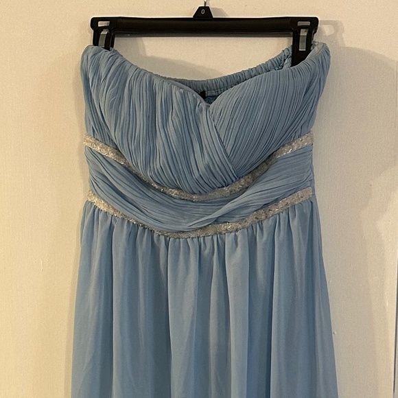 Forever 21 Dresses & Skirts - Light Blue Winter Formal Gown
